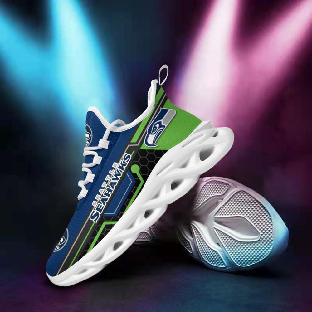 Ideafootwear Seattle Seahawks Max Soul Shoes Sneakers For Men And Women 11