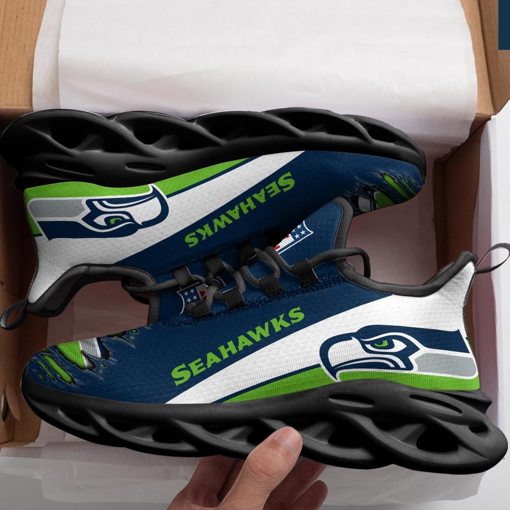 Ideafootwear Seattle Seahawks Max Soul Shoes Sneakers For Men And Women 7