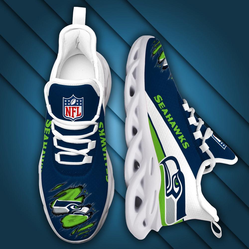 Ideafootwear Seattle Seahawks Max Soul Shoes Sneakers For Men And Women 7
