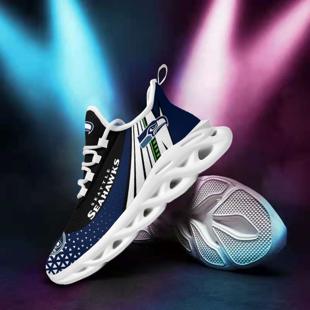 Ideafootwear Seattle Seahawks Max Soul Shoes Sneakers For Men And Women 40