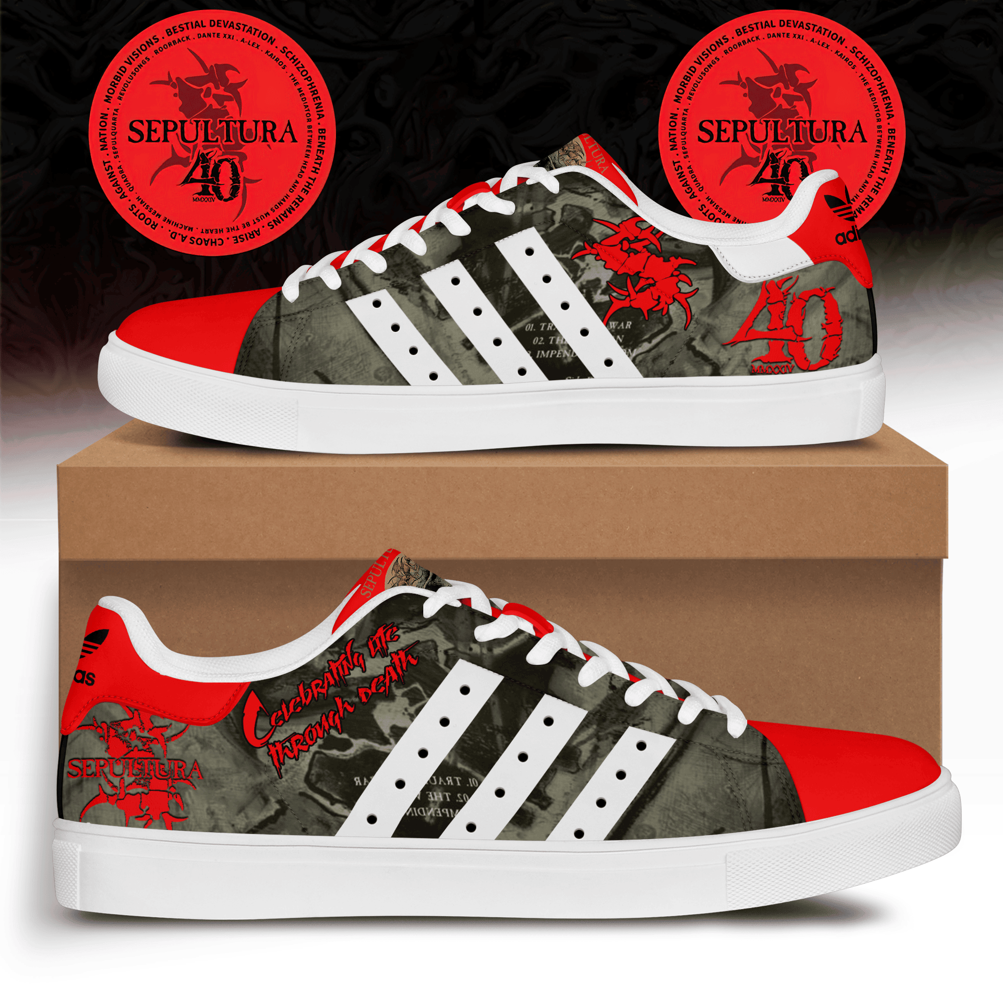 Ideafootwear Sepultura Skate Stan Shoes Sneakes For Men And Women 1