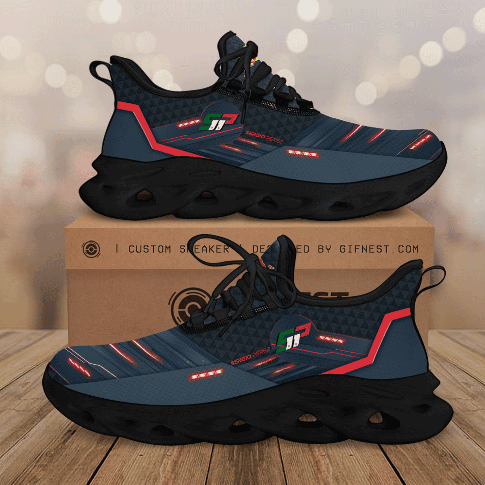 Ideafootwear Sergio Pérez Max Soul Shoes Sneakers For Men And Women 13