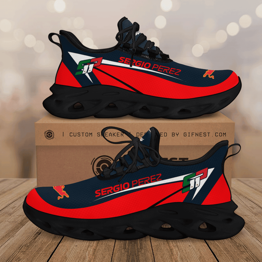 Ideafootwear Sergio Pérez Max Soul Shoes Sneakers For Men And Women 14