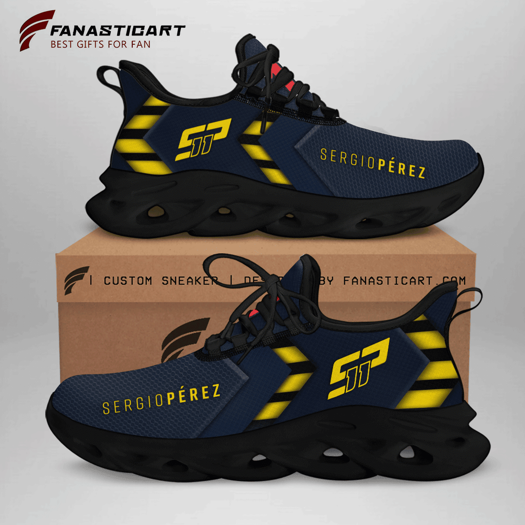 Ideafootwear Sergio Pérez Max Soul Shoes Sneakers For Men And Women 18