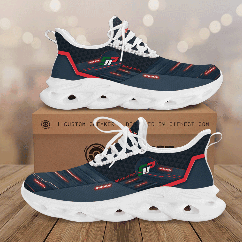 Ideafootwear Sergio Pérez Max Soul Shoes Sneakers For Men And Women 13