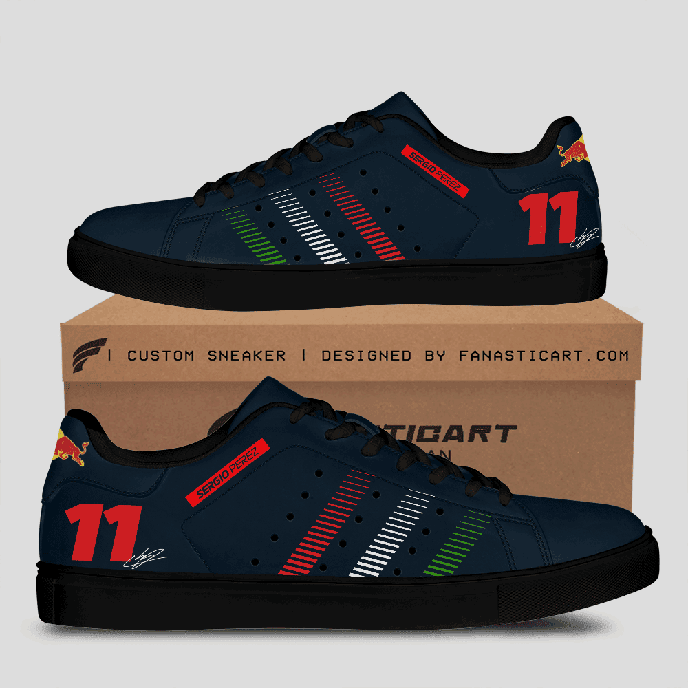 Ideafootwear Sergio Pérez Skate Stan Shoes Sneakes For Men And Women 5