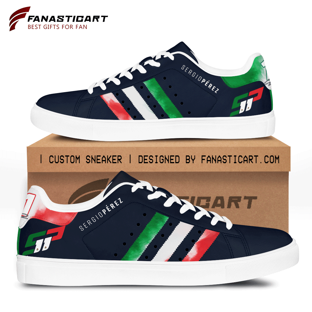 Ideafootwear Sergio Pérez Skate Stan Shoes Sneakes For Men And Women 4
