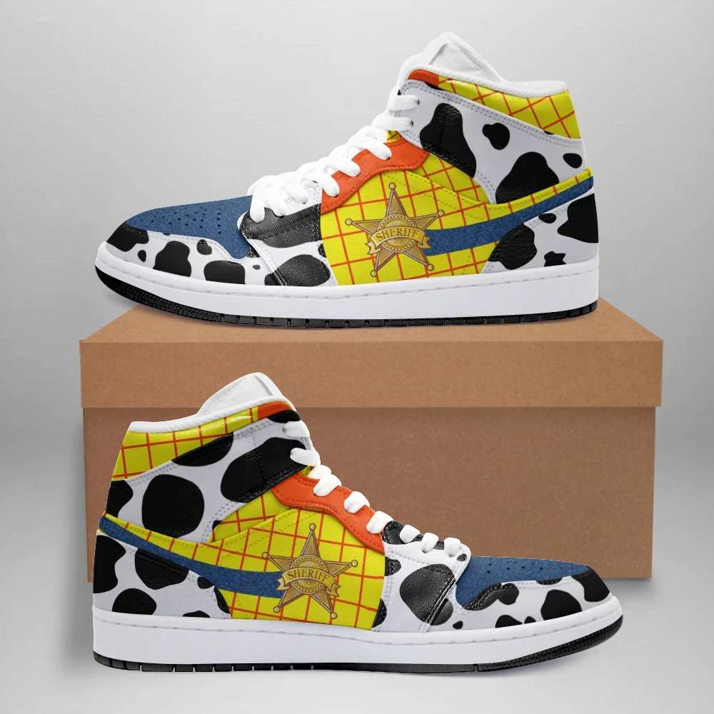 Ideafootwear Sheriff Woody AJ1 High Sneakers Shoes For Men And Women 1
