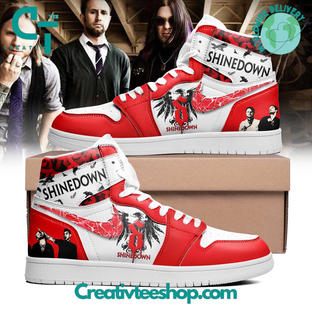 Ideafootwear Shinedown AJ1 High Sneakers Shoes For Men And Women 1