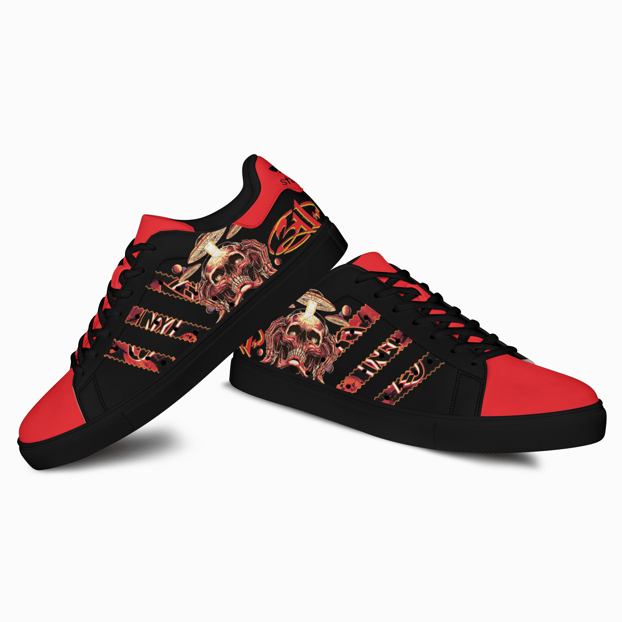 Ideafootwear Skull Skate Stan Shoes Sneakes For Men And Women 1