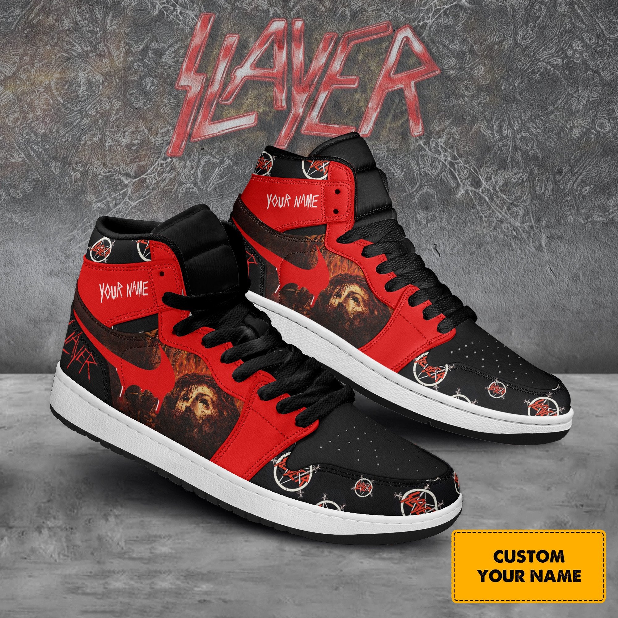 Ideafootwear Slayer AJ1 High Sneakers Shoes For Men And Women 8