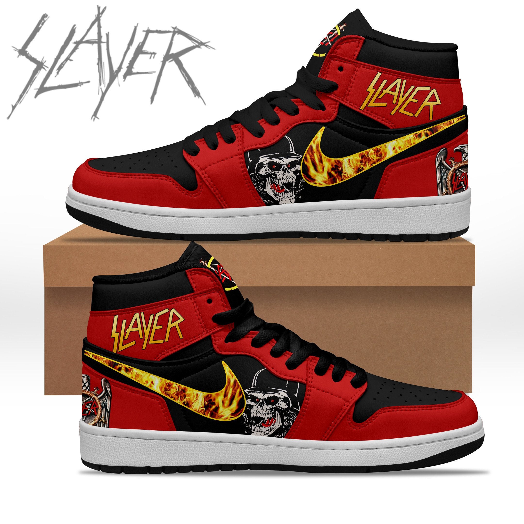 Ideafootwear Slayer AJ1 High Sneakers Shoes For Men And Women 9