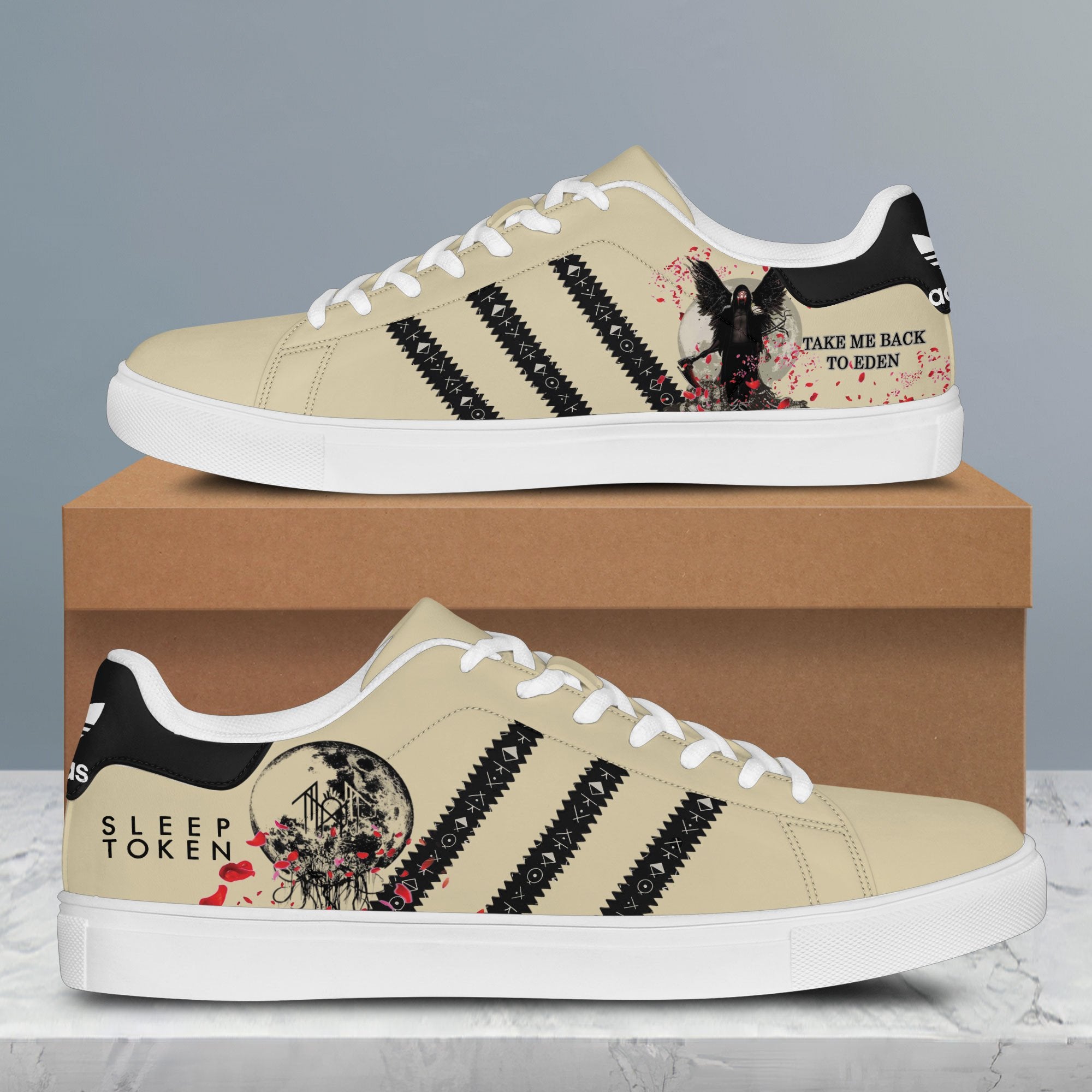 Ideafootwear Sleep Token Skate Stan Shoes Sneakes For Men And Women 4