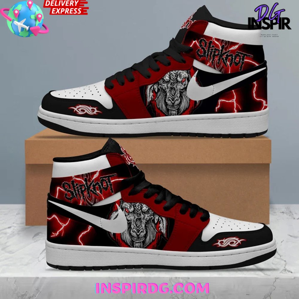 Ideafootwear Slipknot AJ1 High Sneakers Shoes For Men And Women 4