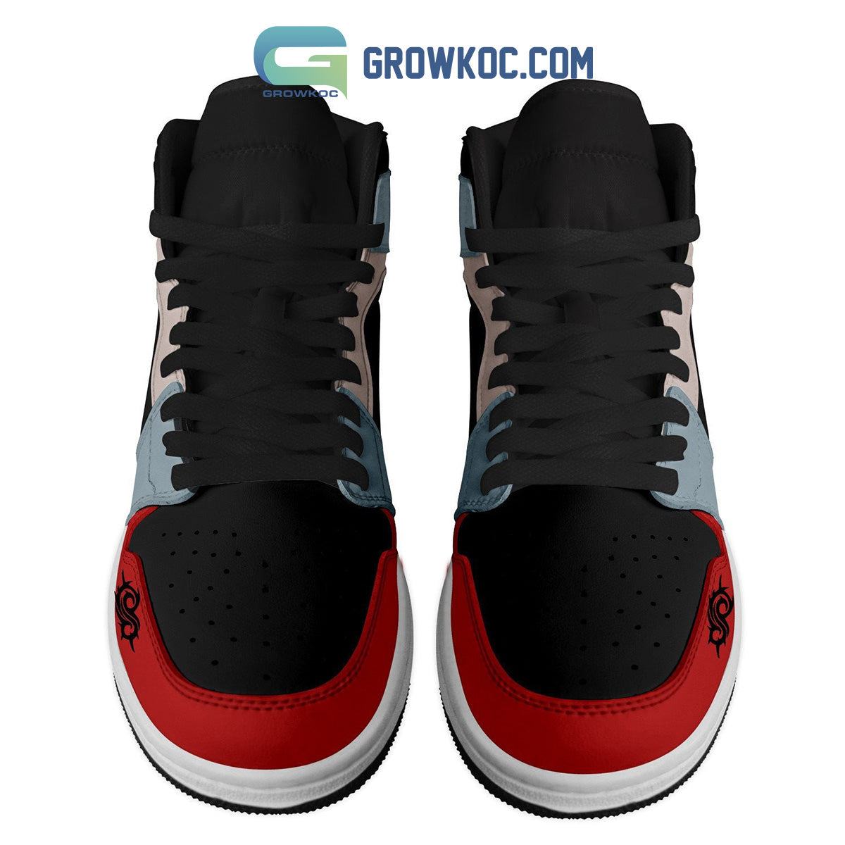 Ideafootwear Slipknot AJ1 High Sneakers Shoes For Men And Women 2