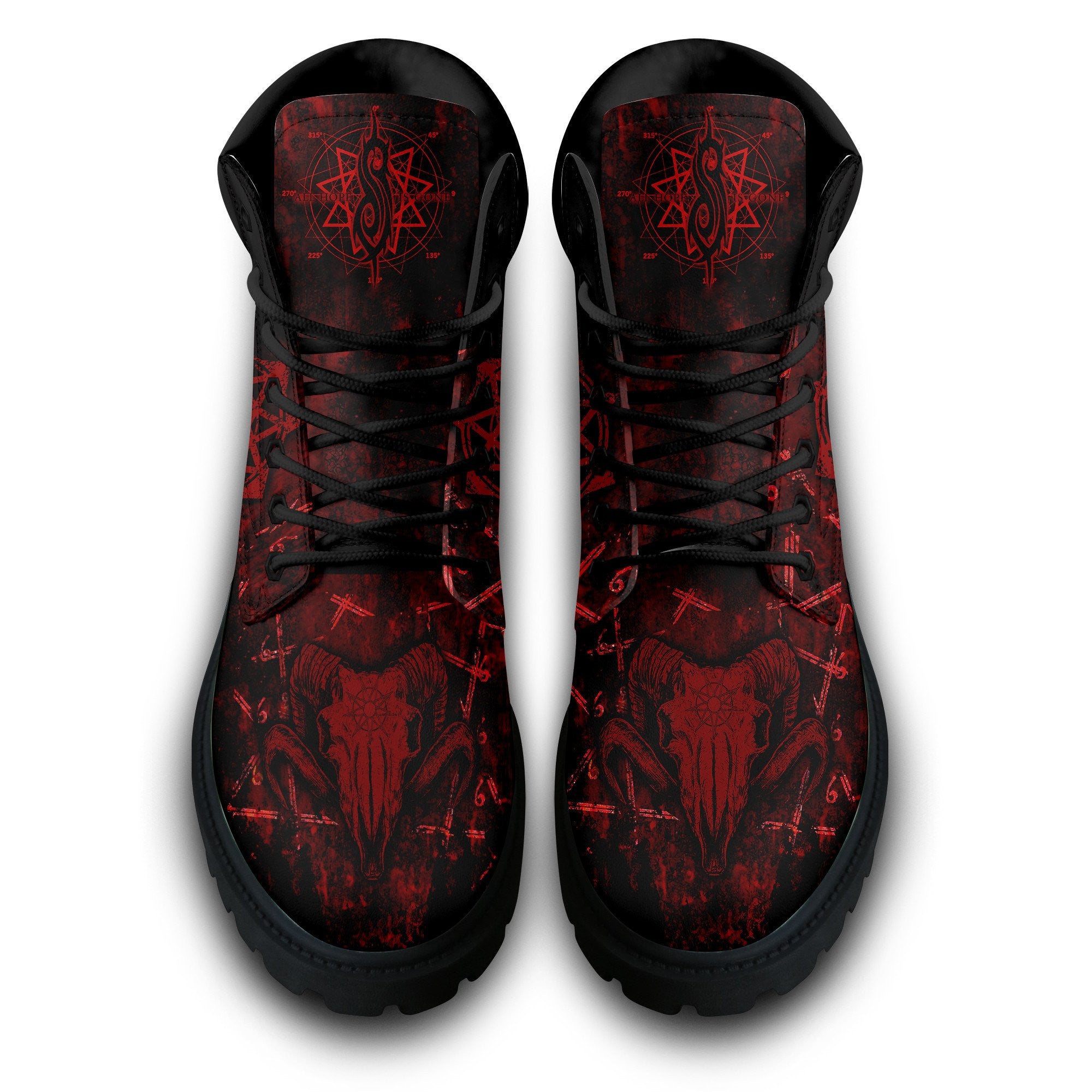 Ideafootwear Slipknot AJ1 High Sneakers Shoes For Men And Women 8