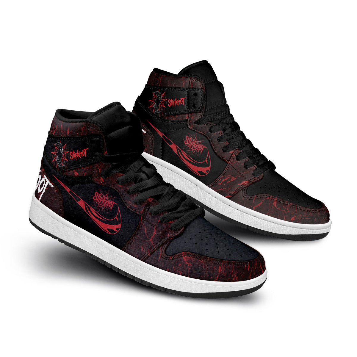 Ideafootwear Slipknot AJ1 High Sneakers Shoes For Men And Women 11