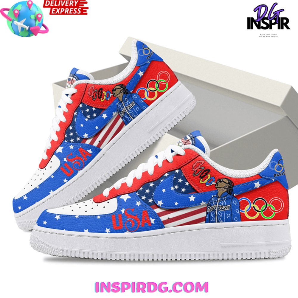 Ideafootwear Snoop Dogg x United States Olympic Air Low-Top Sneakers Shoes For Men And Women 1