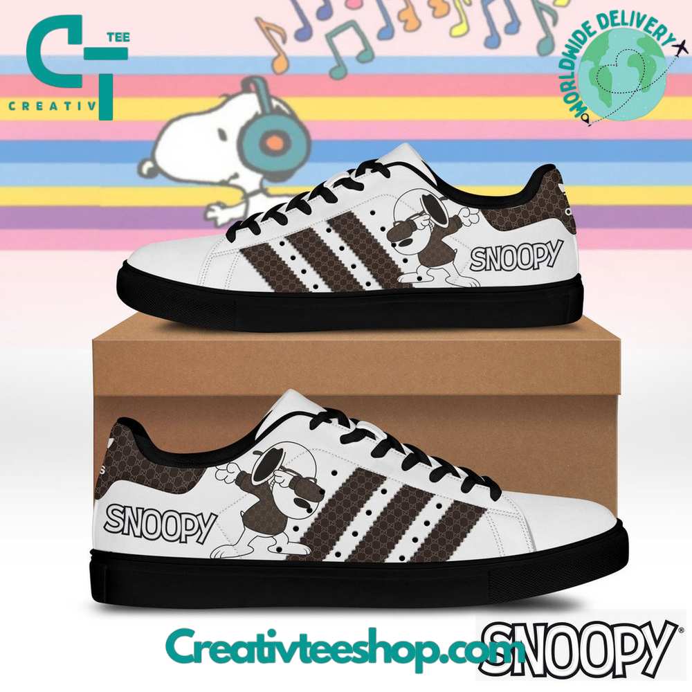 Ideafootwear Snoopy Skate Stan Shoes Sneakes For Men And Women 1