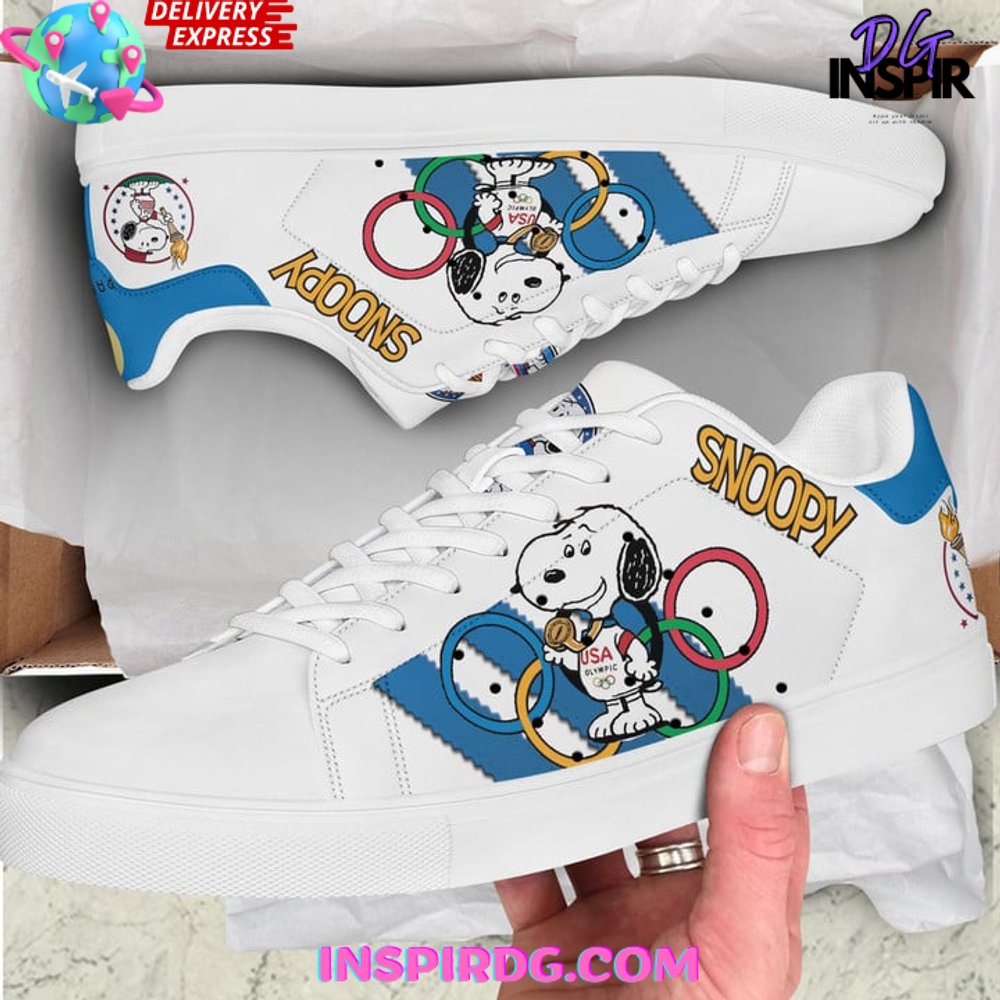 Ideafootwear Snoopy Skate Stan Shoes Sneakes For Men And Women 2