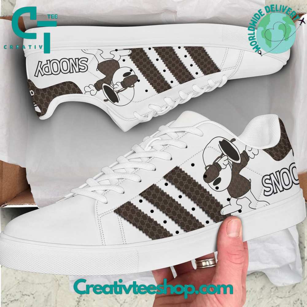 Ideafootwear Snoopy Skate Stan Shoes Sneakes For Men And Women 1
