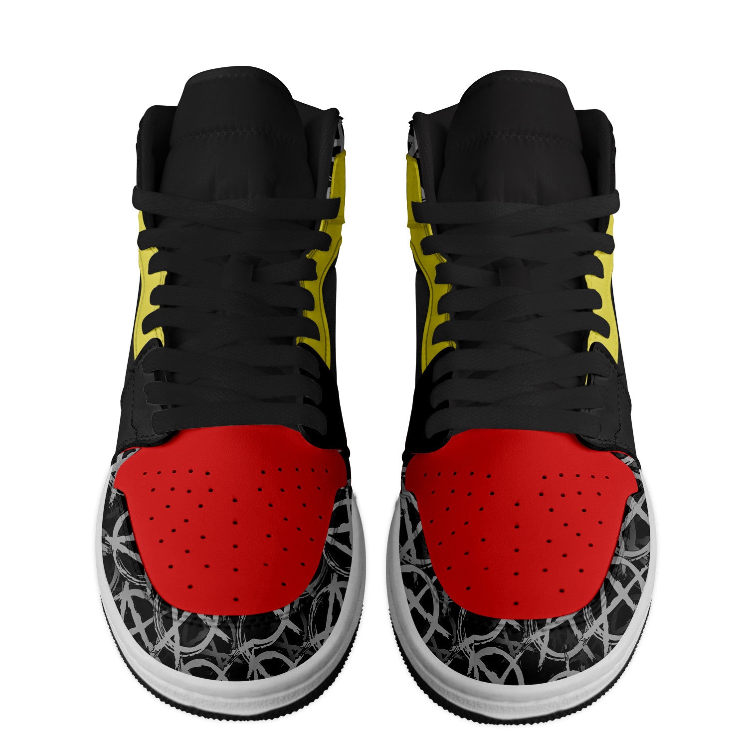 Ideafootwear Sons of Anarchy AJ1 High Sneakers Shoes For Men And Women 2