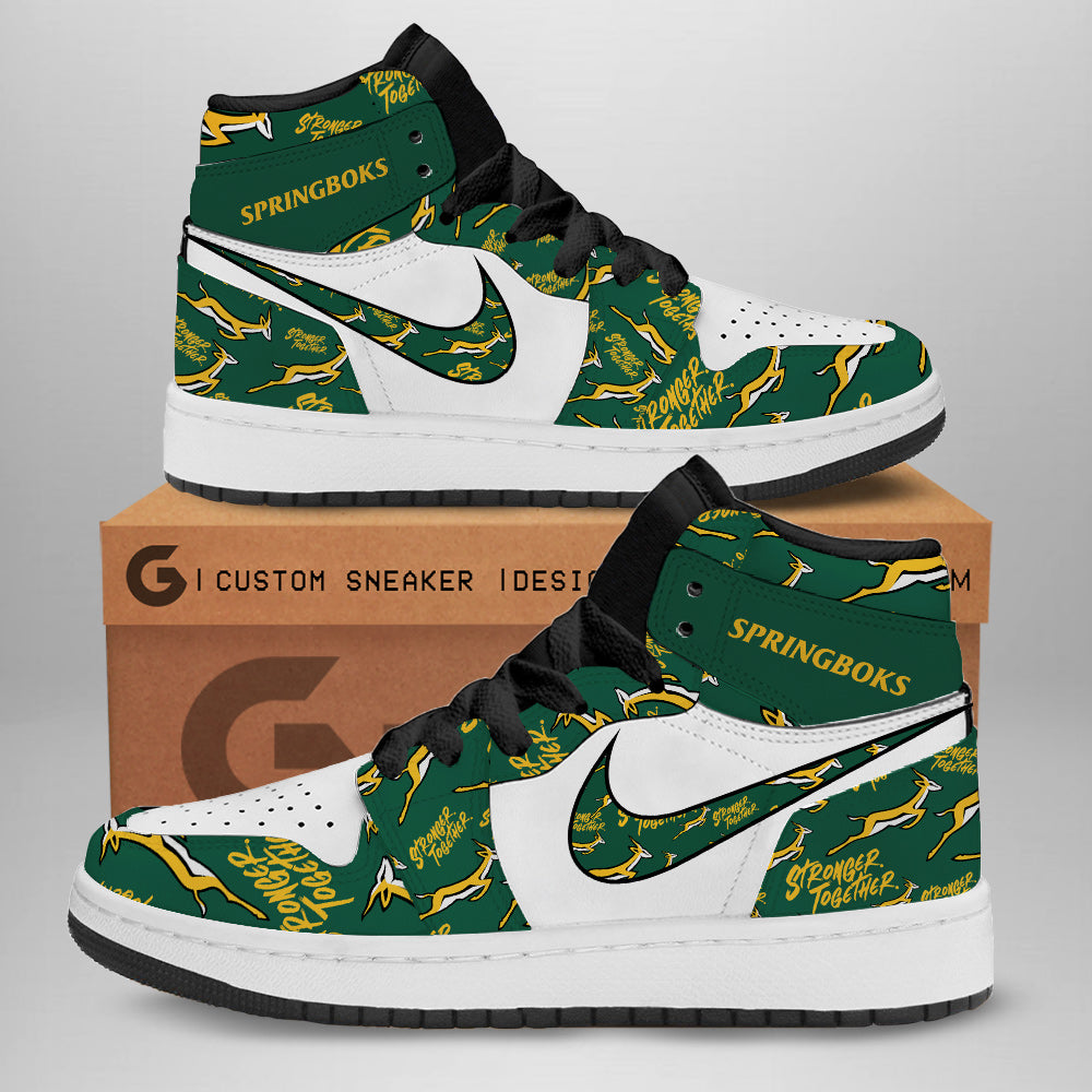 Ideafootwear South Africa National AJ1 High Sneakers Shoes For Men And Women 2