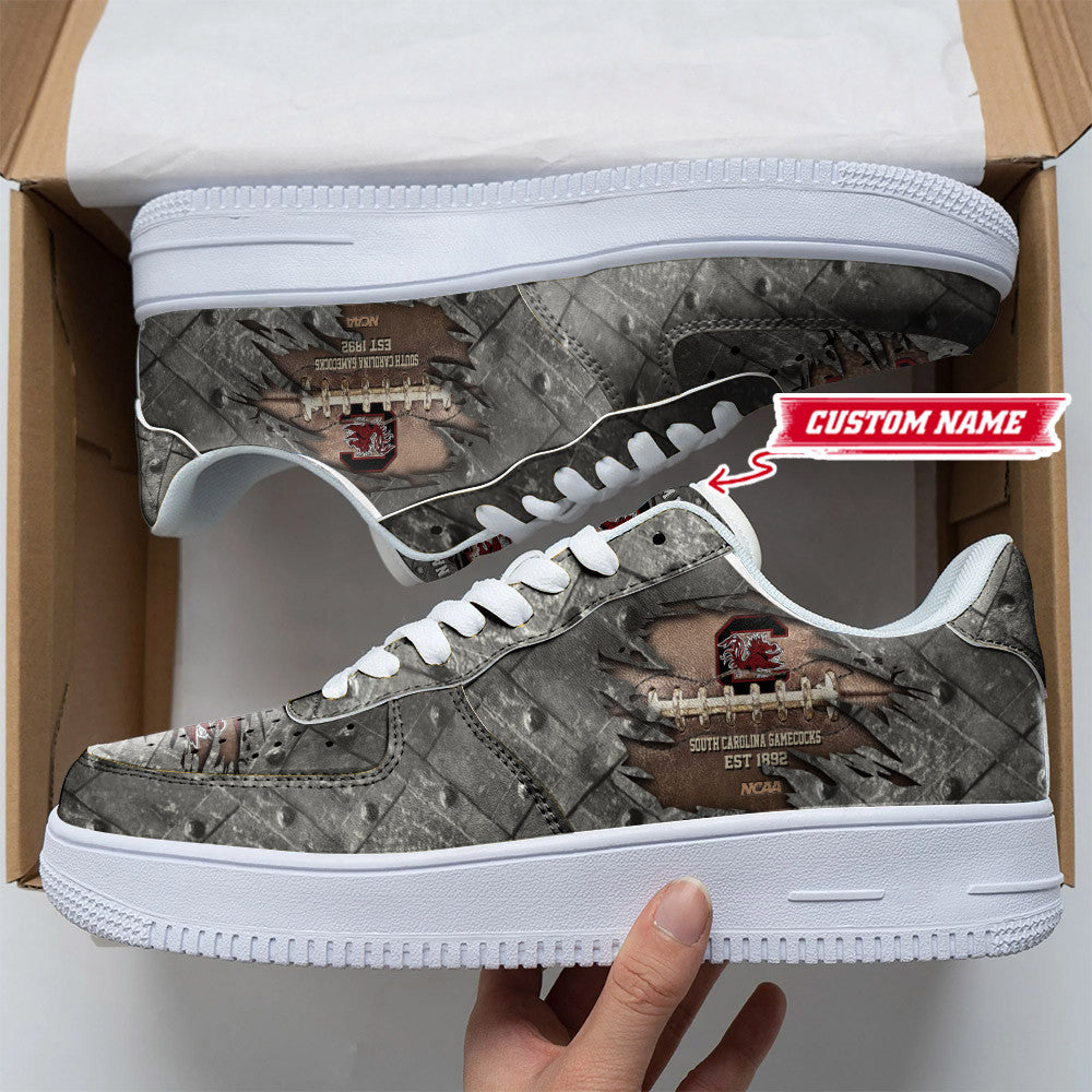 Ideafootwear South Carolina Gamecocks Air Low-Top Sneakers Shoes For Men And Women 1