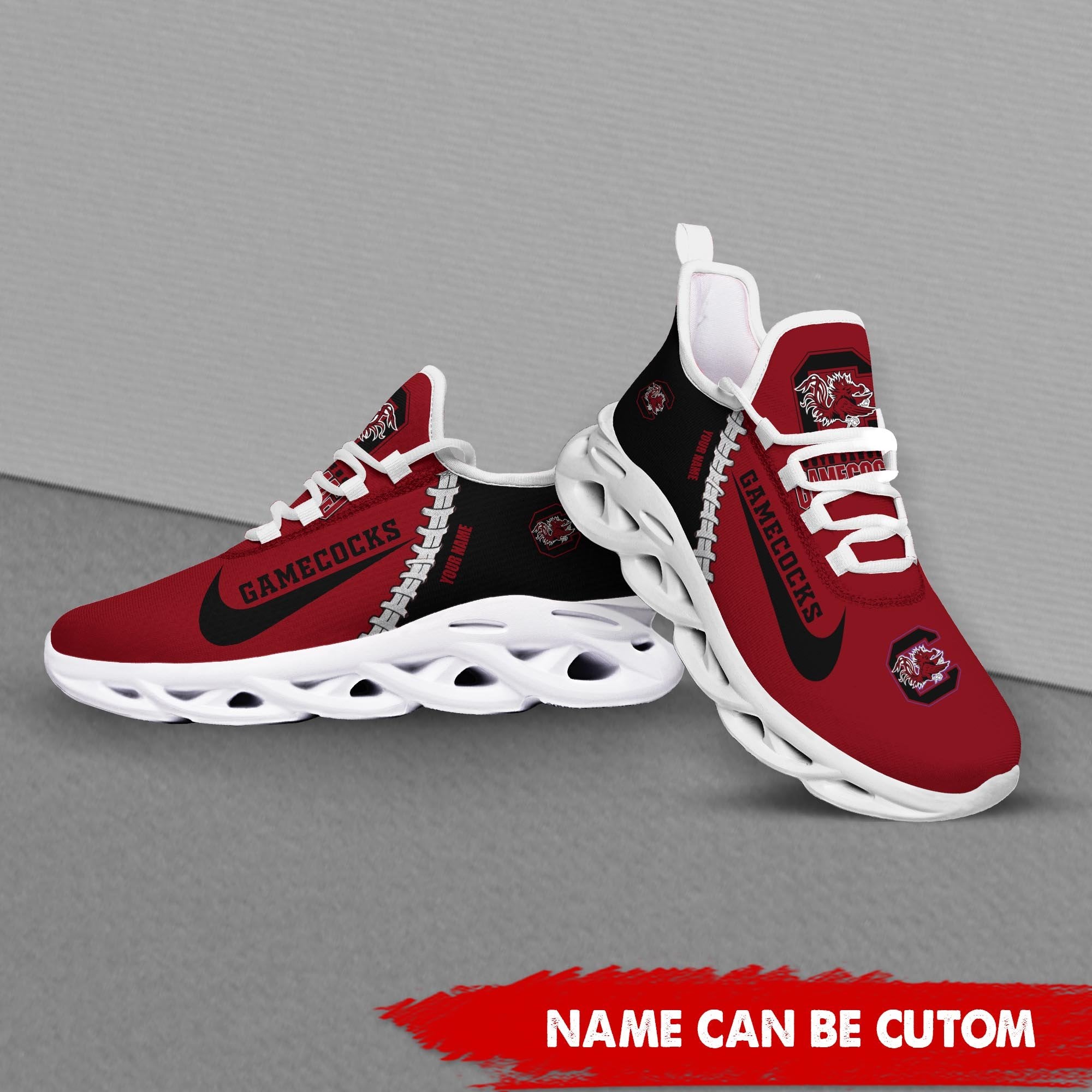 Ideafootwear South Carolina Gamecocks Max Soul Shoes Sneakers For Men And Women 2