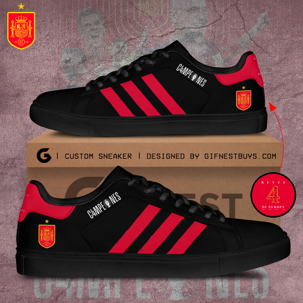 Ideafootwear Spain National Team Skate Stan Shoes Sneakes For Men And Women 1