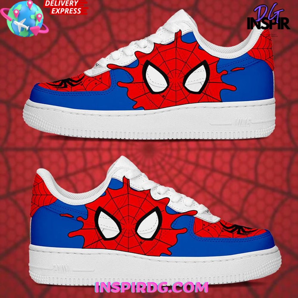 Ideafootwear Spider-Man Air Low-Top Sneakers Shoes For Men And Women 2