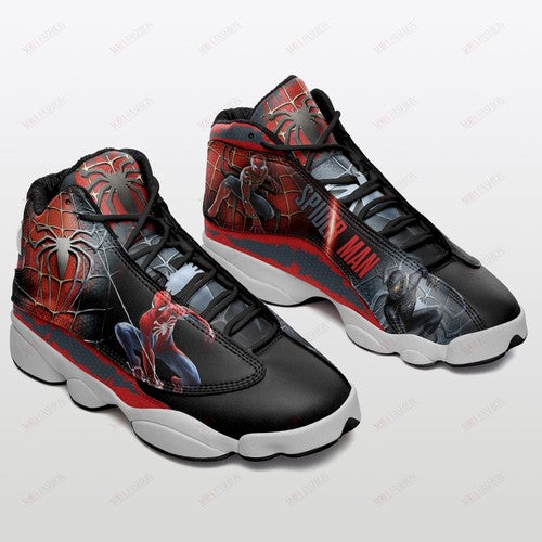 Ideafootwear Spider Man AJ13 Sneakers Shoes For Men And Women 1