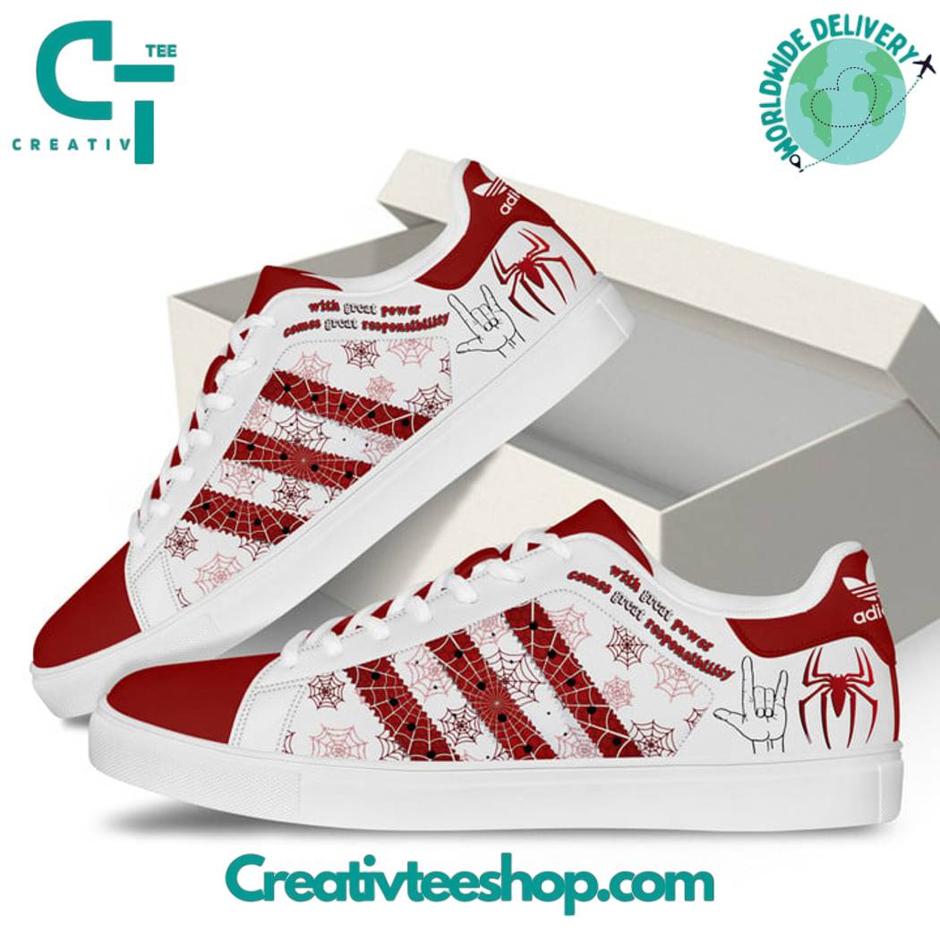 Ideafootwear Spider Man Skate Stan Shoes Sneakes For Men And Women 1
