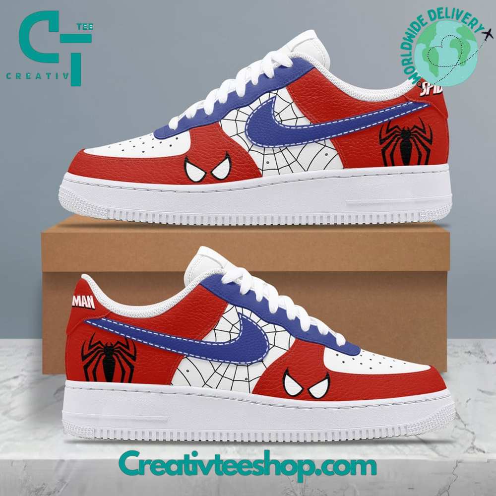 Ideafootwear Spiderman Nike Air Low-Top Sneakers Shoes For Men And Women 1