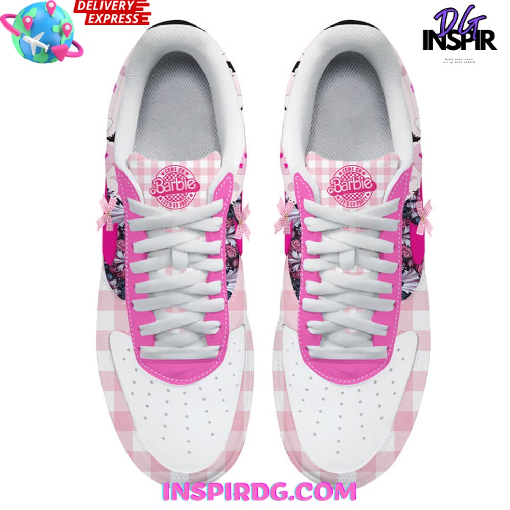 Ideafootwear Spooky Barbie Girl Air Low-Top Sneakers Shoes For Men And Women 1