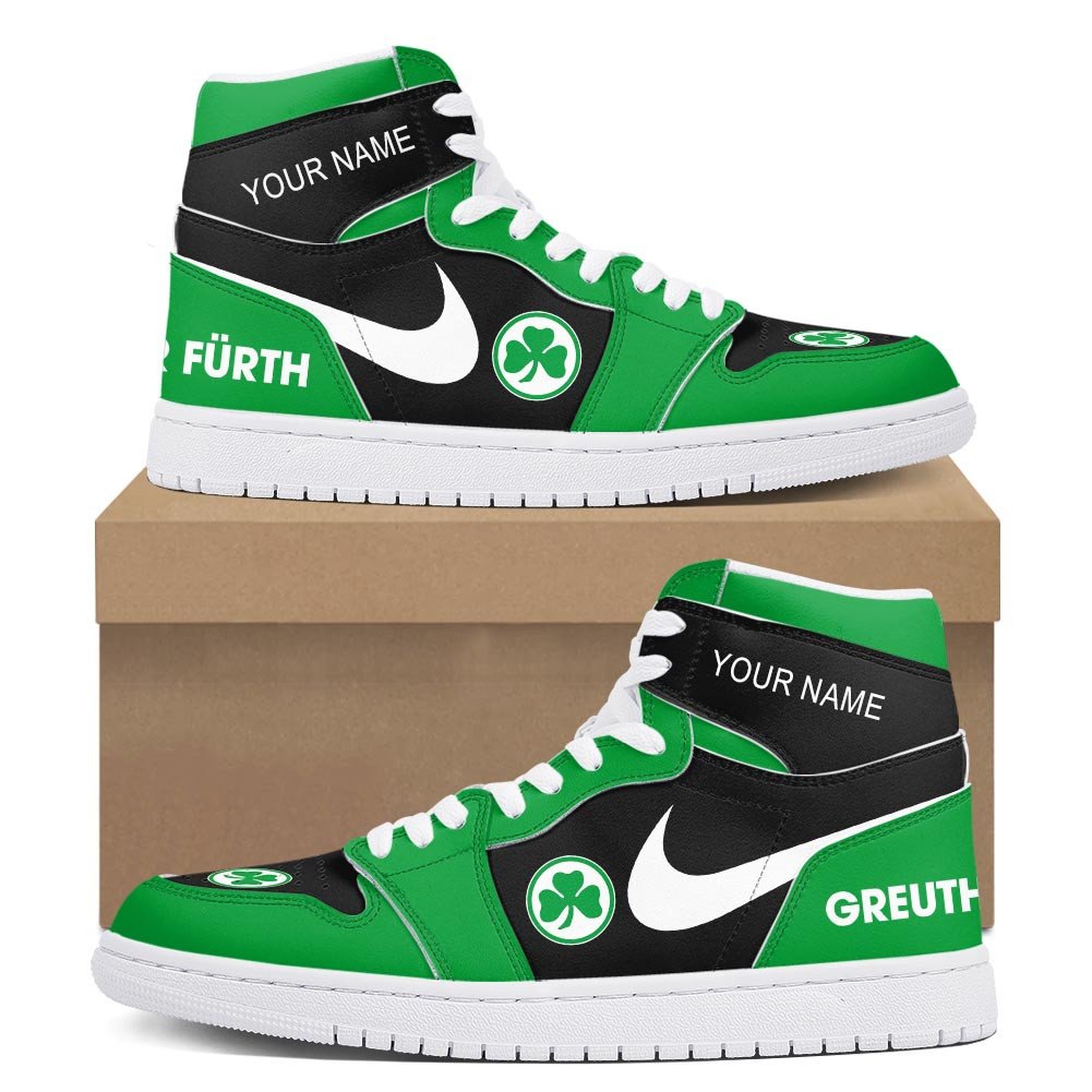 Ideafootwear SpVgg Greuther Furth AJ1 High Sneakers Shoes For Men And Women 1