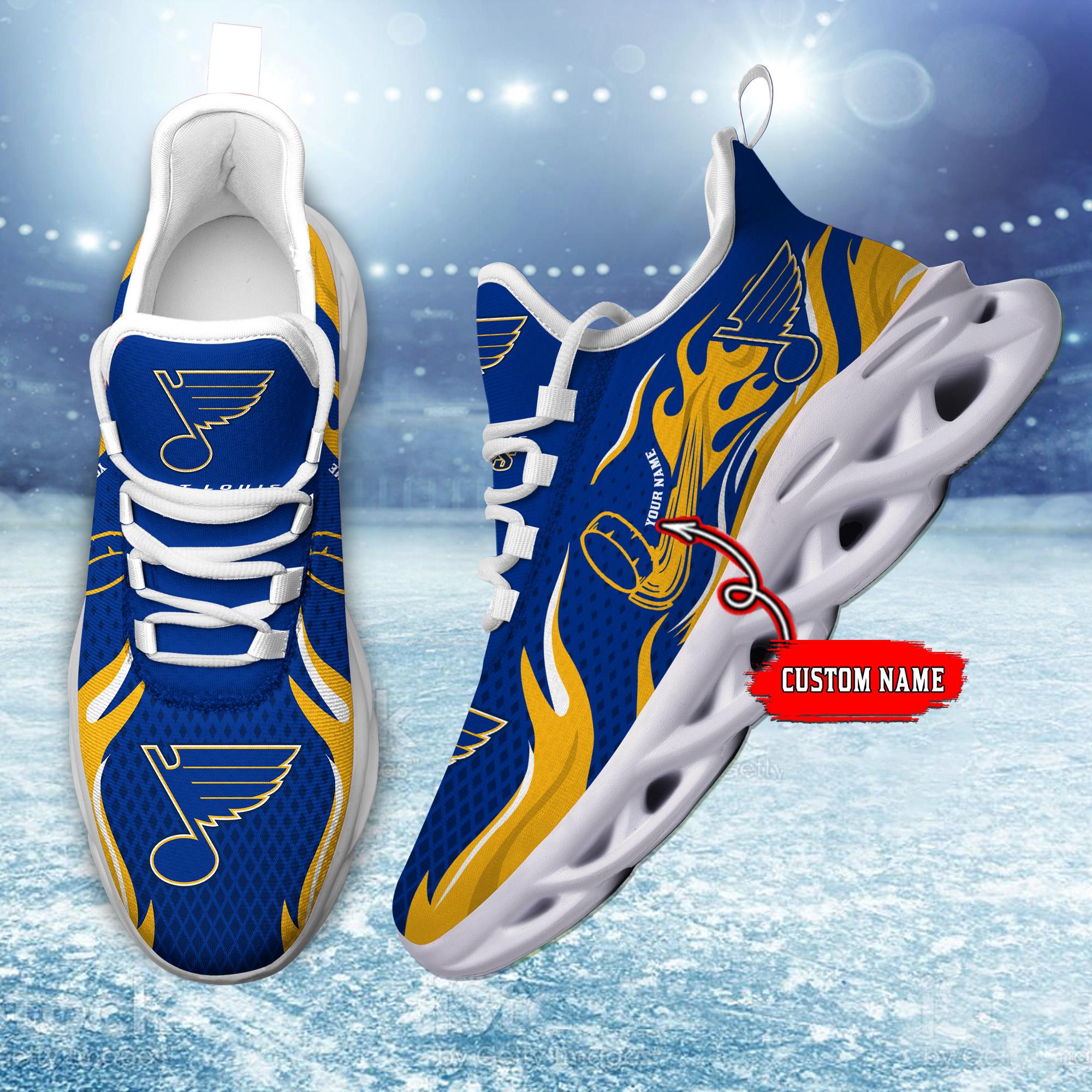 Ideafootwear St Louis Blues Max Soul Shoes Sneakers For Men And Women 3