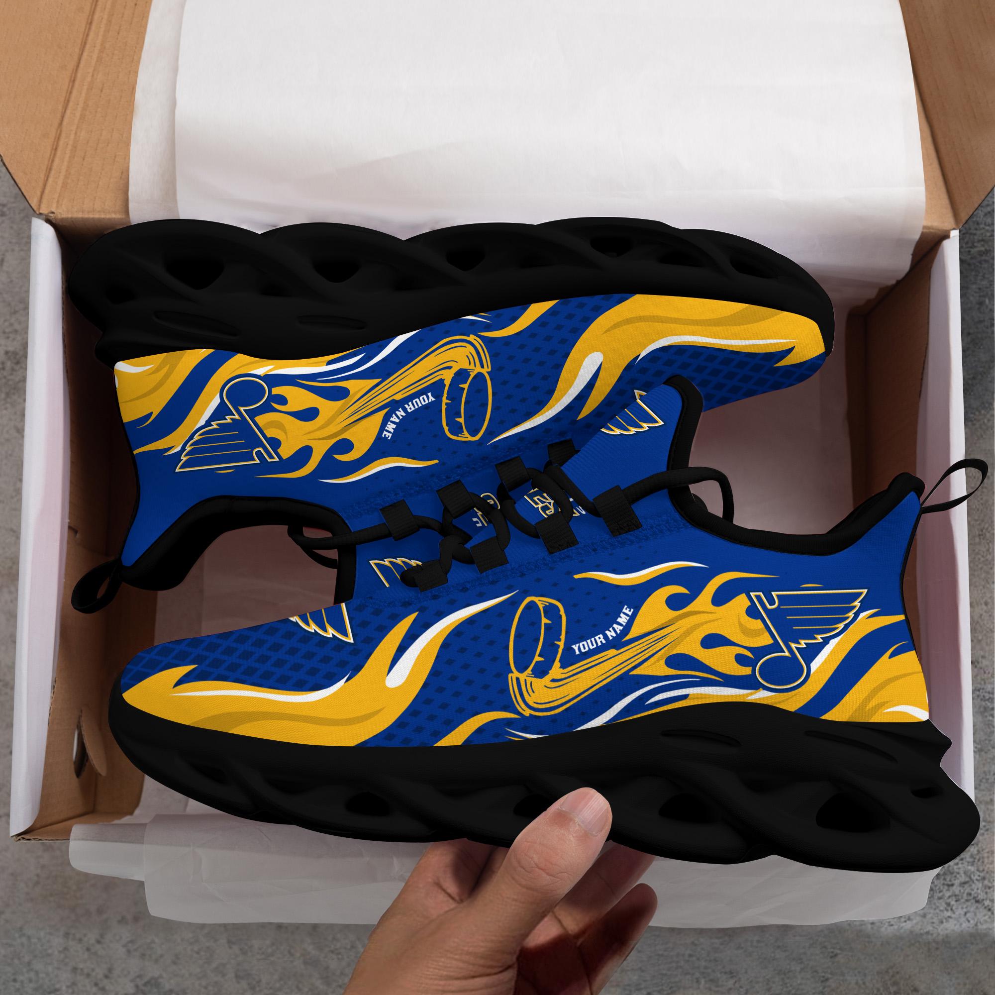 Ideafootwear St Louis Blues Max Soul Shoes Sneakers For Men And Women 3