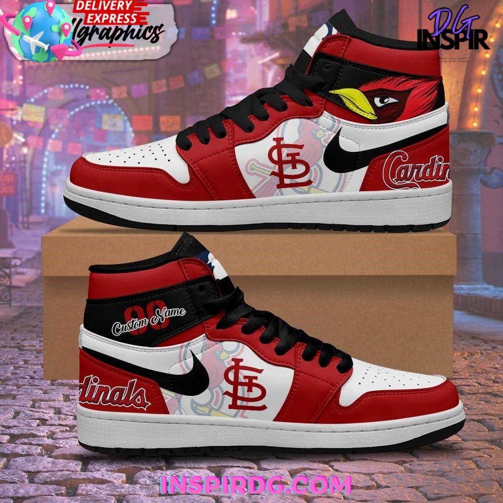 Ideafootwear St Louis Cardinals AJ1 High Sneakers Shoes For Men And Women 1