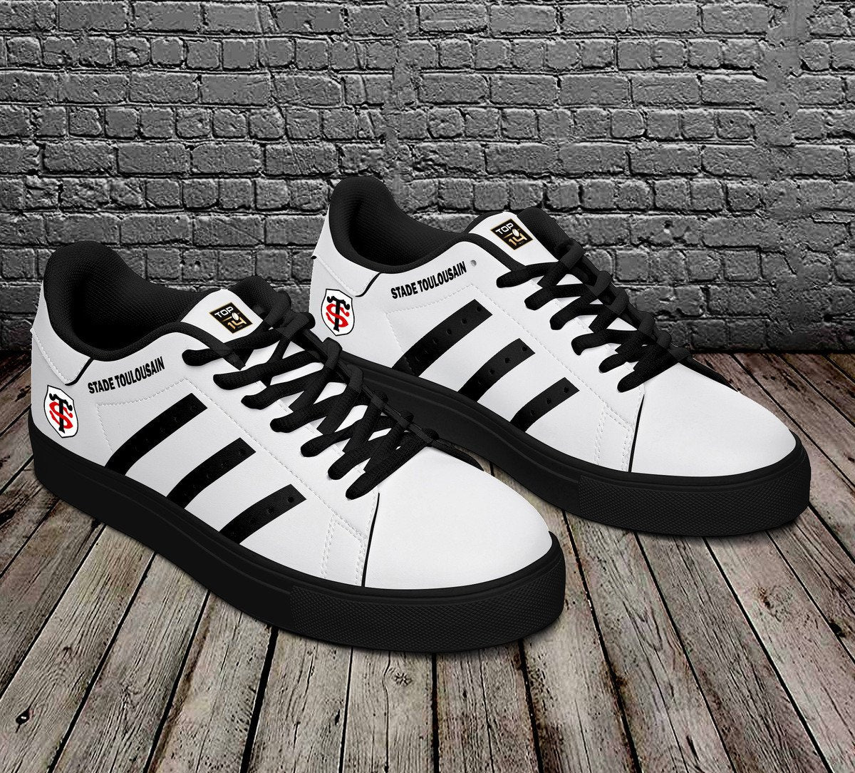 Ideafootwear Stade Toulousain Skate Stan Shoes Sneakes For Men And Women 1
