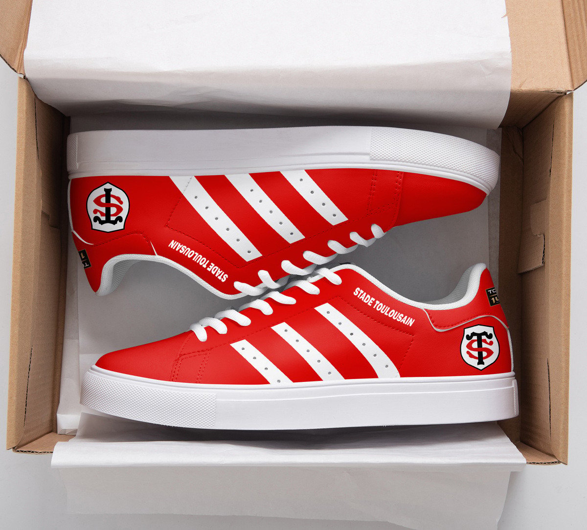 Ideafootwear Stade Toulousain Skate Stan Shoes Sneakes For Men And Women 4