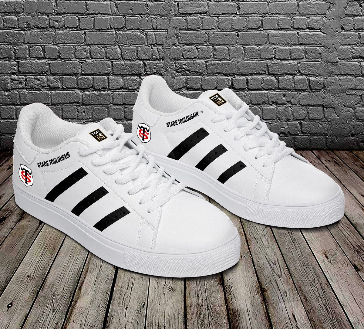Ideafootwear Stade Toulousain Skate Stan Shoes Sneakes For Men And Women 1