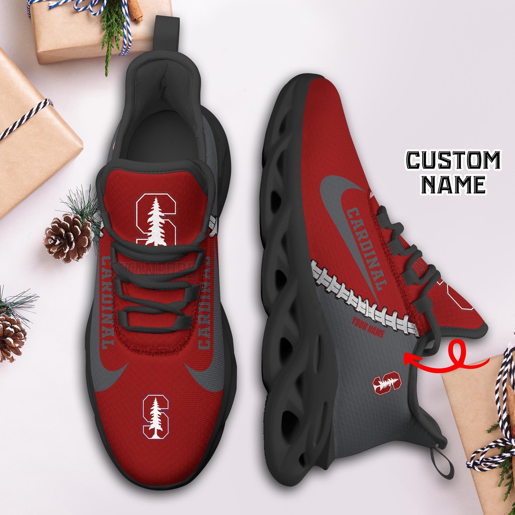 Ideafootwear Stanford Cardinal Max Soul Shoes Sneakers For Men And Women 2