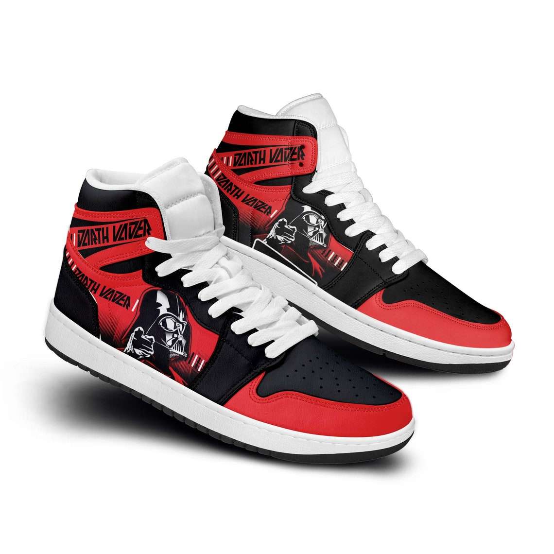 Ideafootwear Star Wars AJ1 High Sneakers Shoes For Men And Women 15