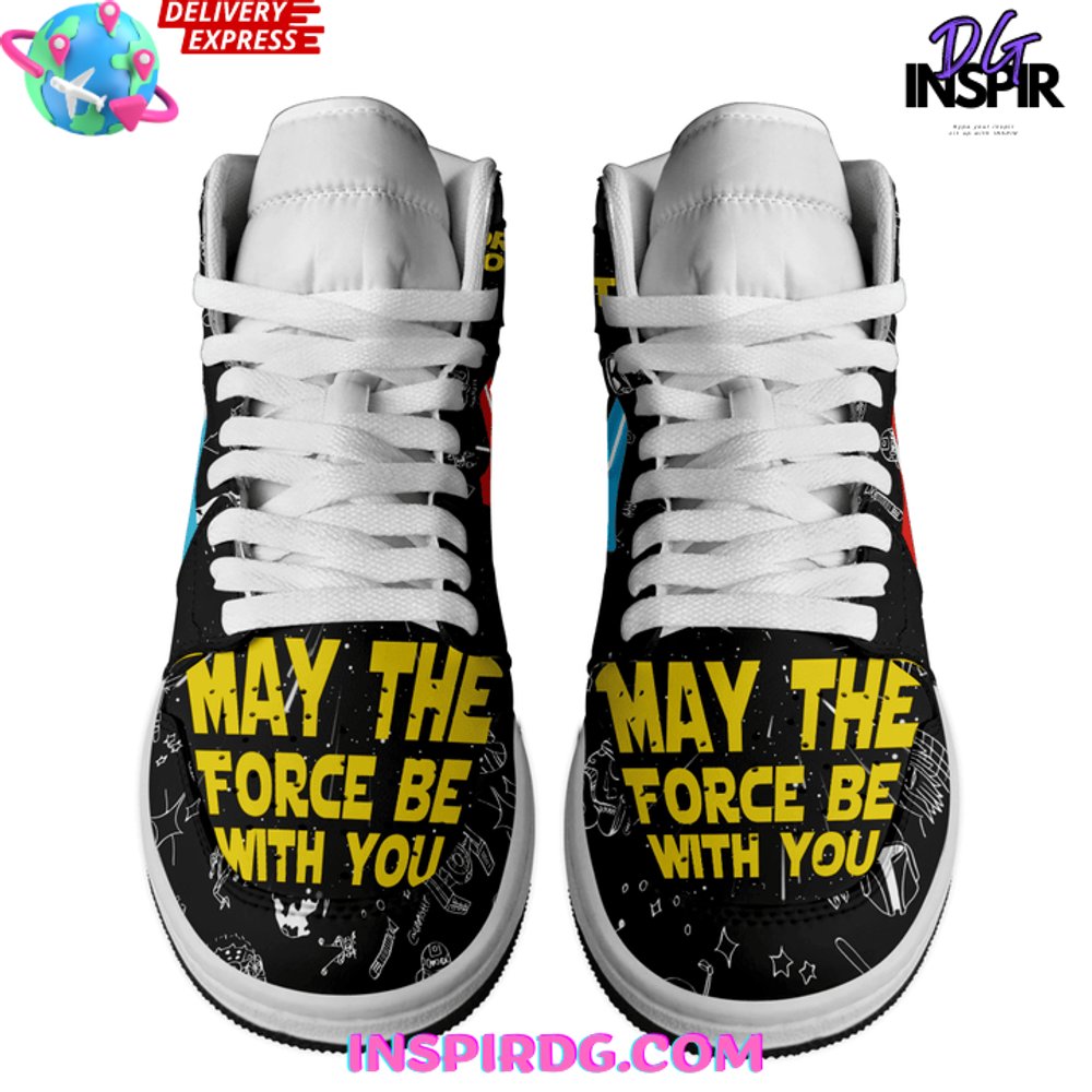 Ideafootwear Star Wars AJ1 High Sneakers Shoes For Men And Women 18