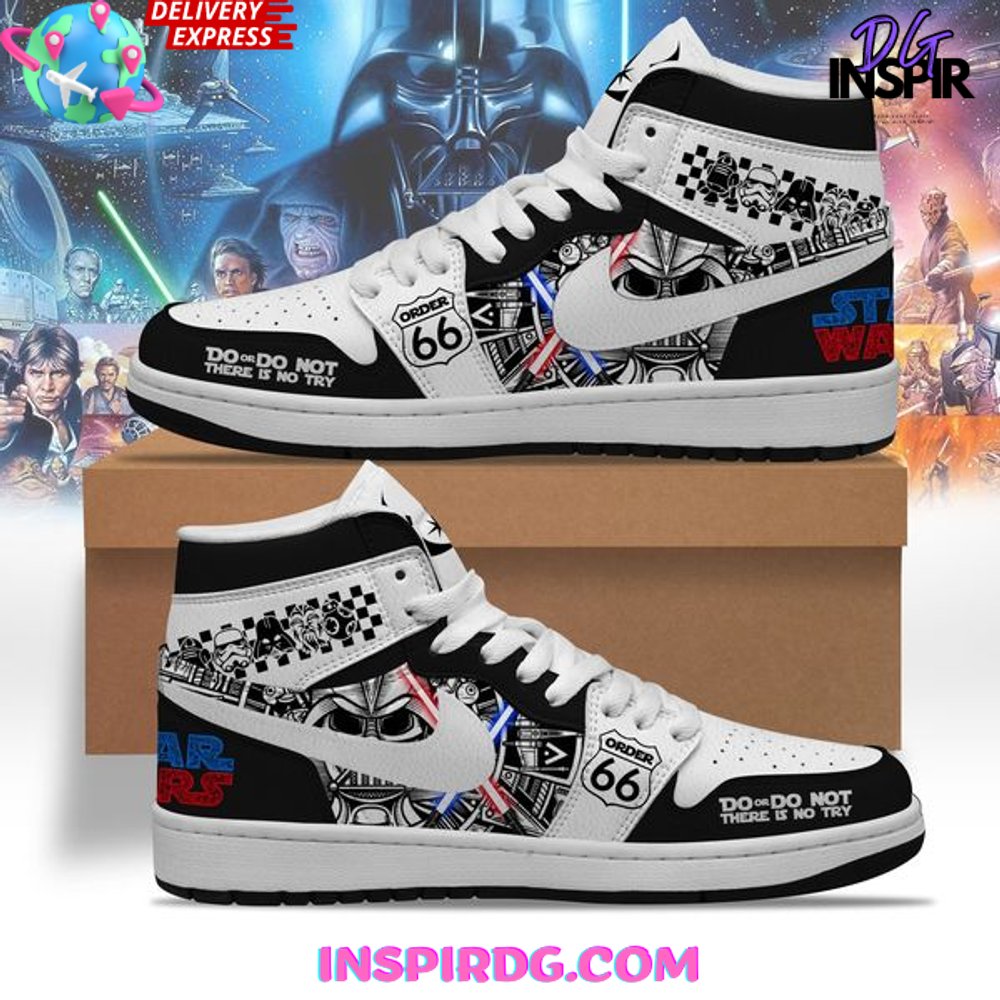 Ideafootwear Star Wars AJ1 High Sneakers Shoes For Men And Women 17