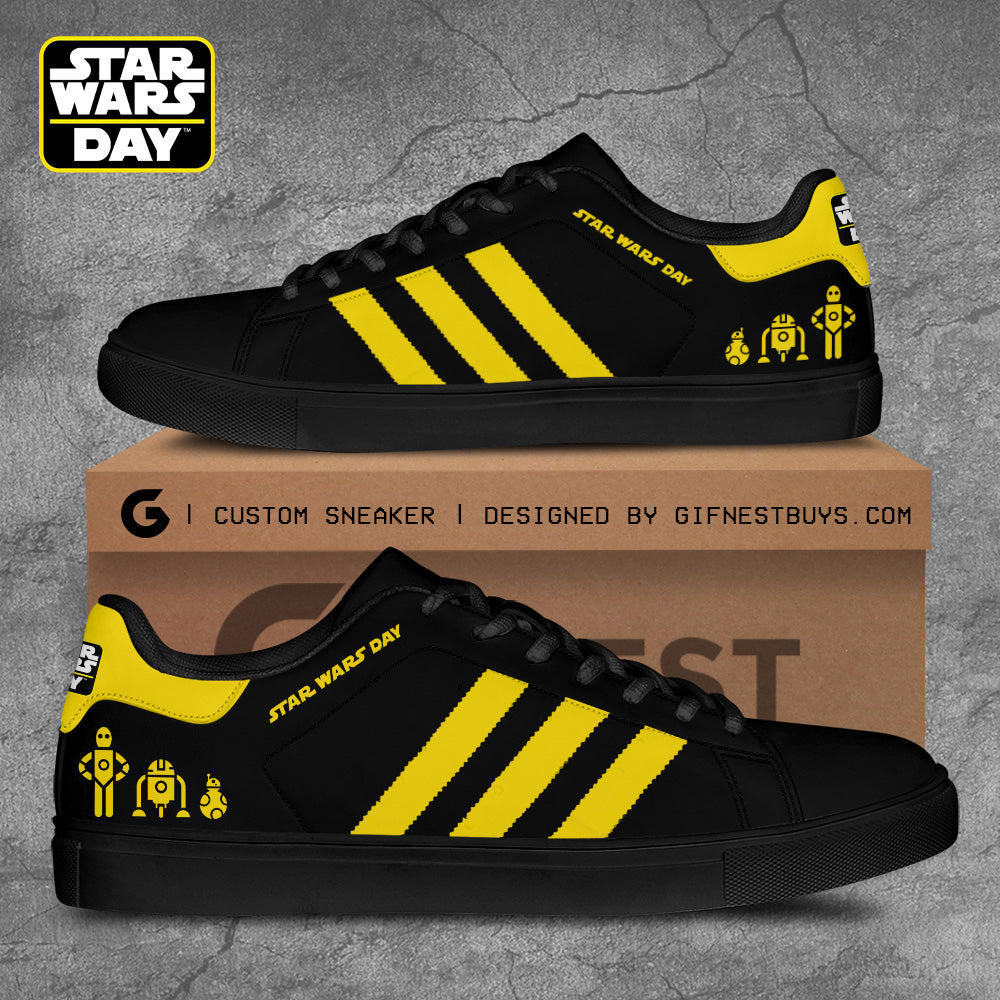 Ideafootwear Star Wars Skate Stan Shoes Sneakes For Men And Women 2