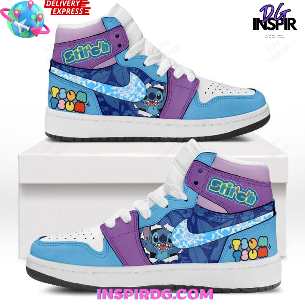 Ideafootwear Stitch AJ1 High Sneakers Shoes For Men And Women 4