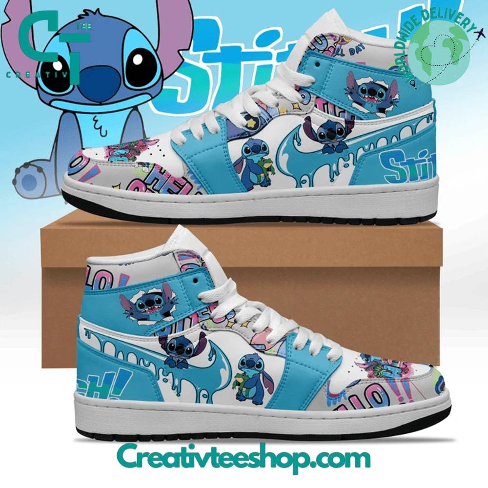 Ideafootwear Stitch AJ1 High Sneakers Shoes For Men And Women 5