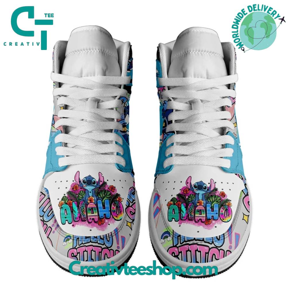 Ideafootwear Stitch AJ1 High Sneakers Shoes For Men And Women 5